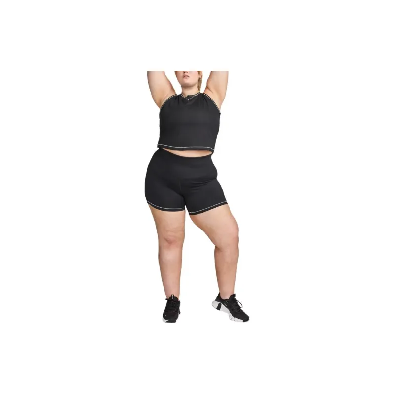 Nike One Fitted Women's Dri-FIT Ribbed Tank Top Plus Size-2