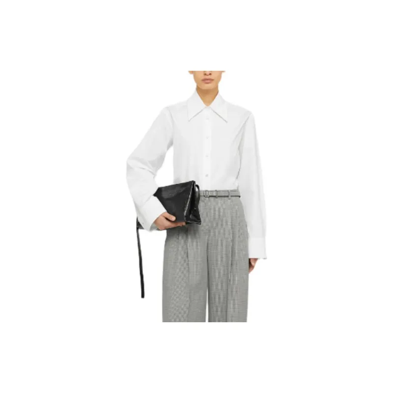 JIL SANDER Long Sleeved Straight Hem Shirt-1