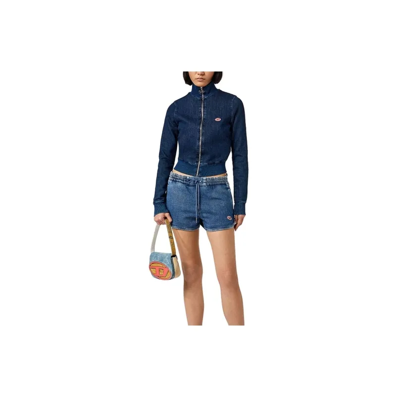 DIESEL Denim Shorts Women's Blue-1