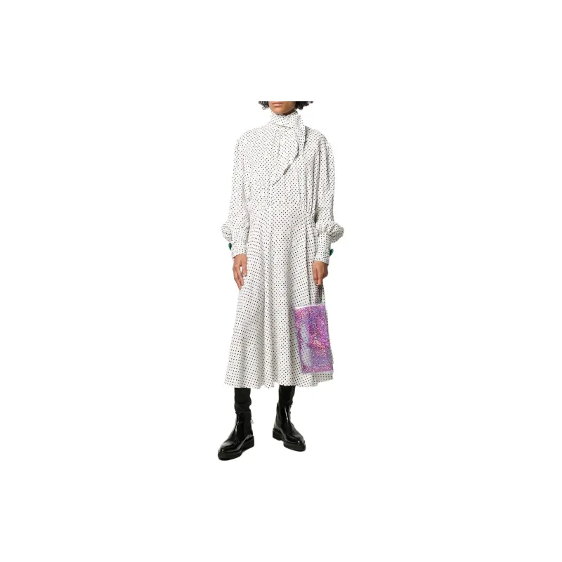 Christopher Kane Long-Sleeved Dresses Women's White-1