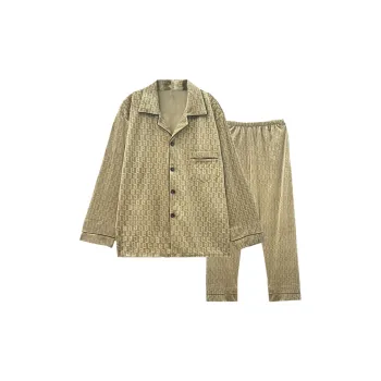 Qiao Ni Tong Pajama Set Men's Gold