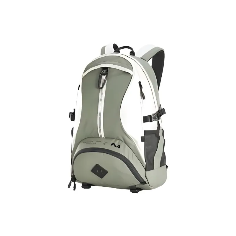 FILA Fabric Backpack Unisex Green-2