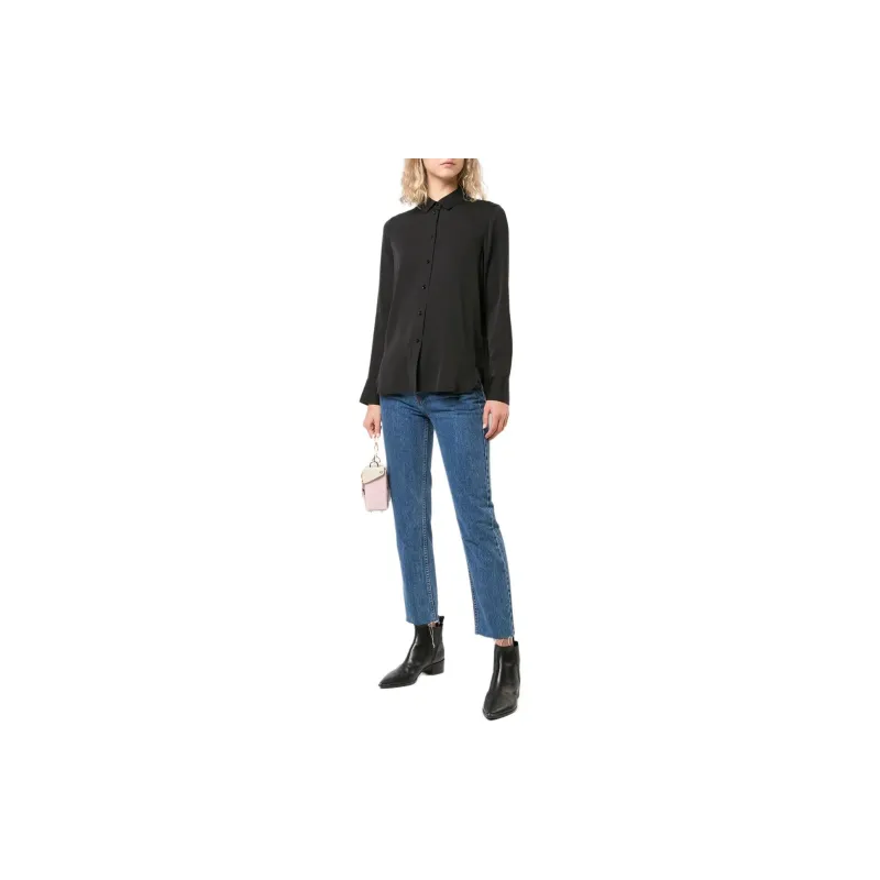 VINCE Classic Silk Shirt-1