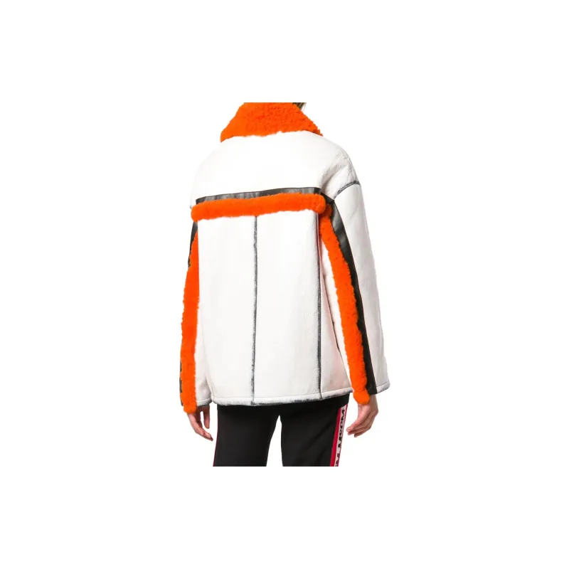 PRADA SS23 Leather Jacket Women's White-2