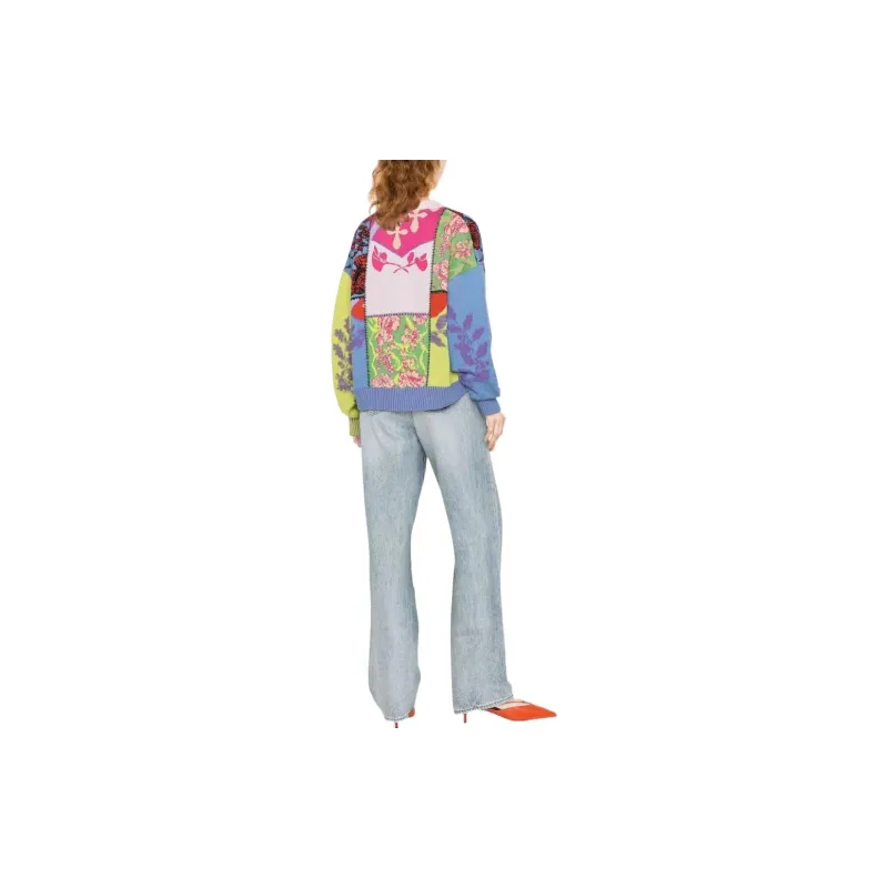 VERSACE Cashmere Sweaters Women's Multicolor-2