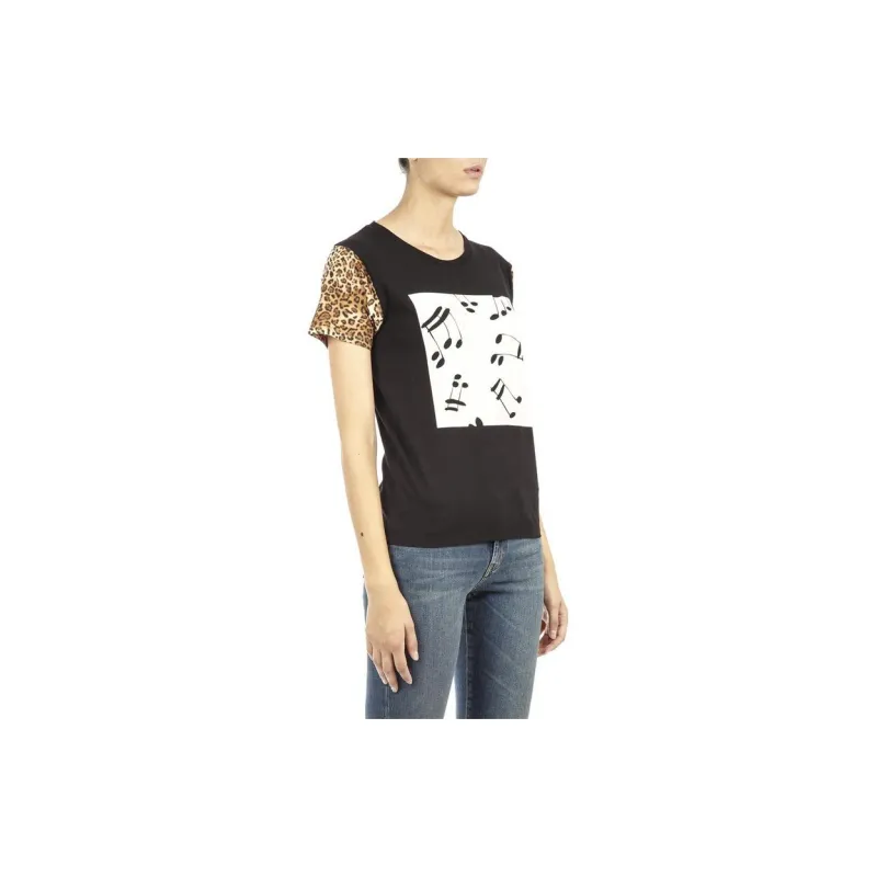 SAINT LAURENT Regular T Shirt Women's Black-3