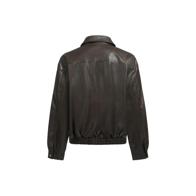 11ESTRANGER Leather Jacket Unisex-1