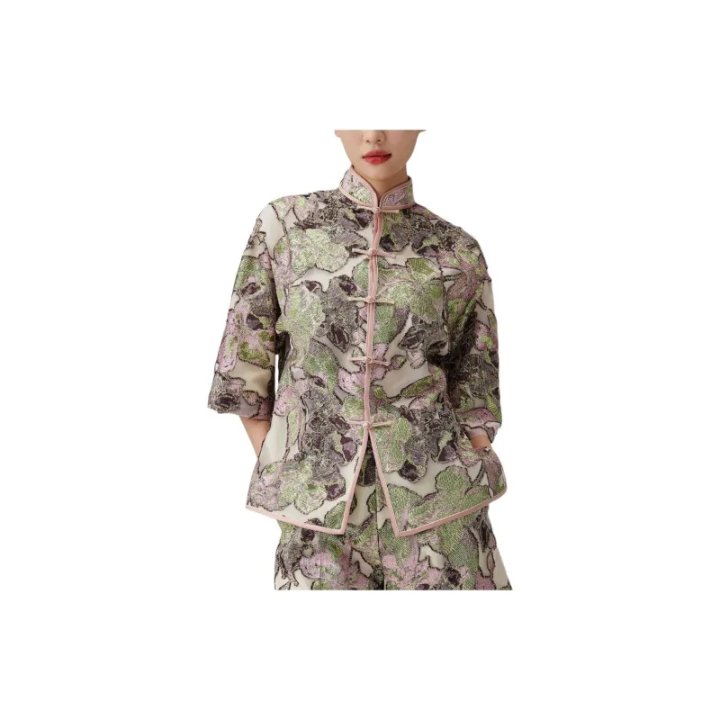 Shanghai Tang Embroidered design Jacket-2