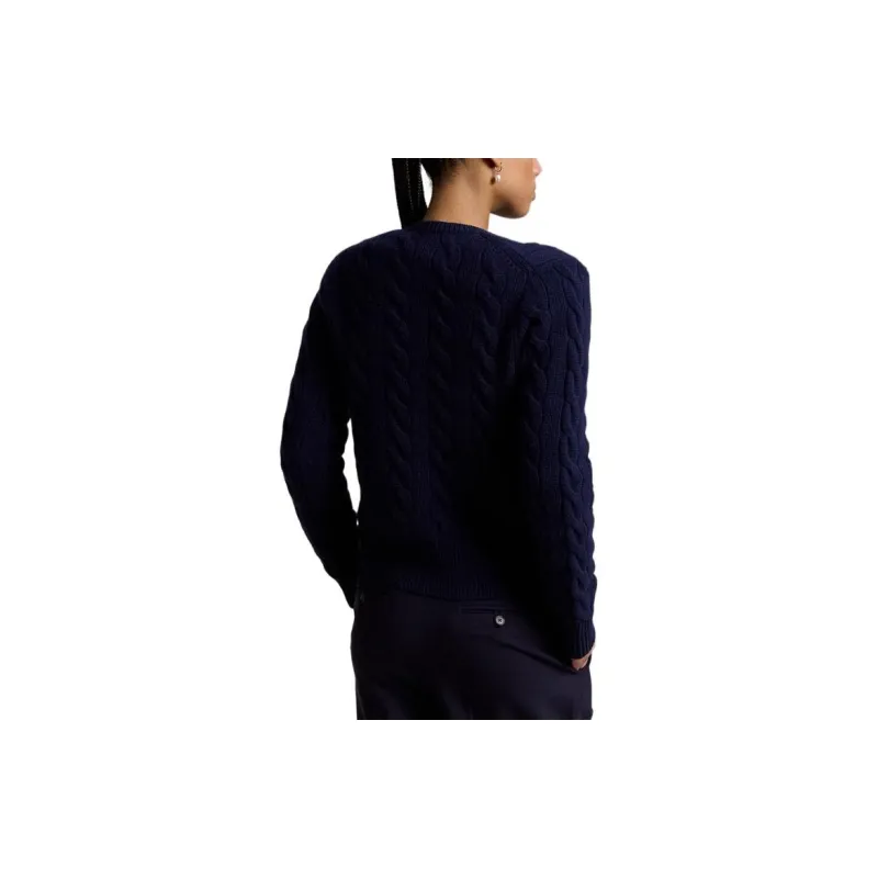 Polo Ralph Lauren Pony Embroidered Cable Knit Cardigan-2