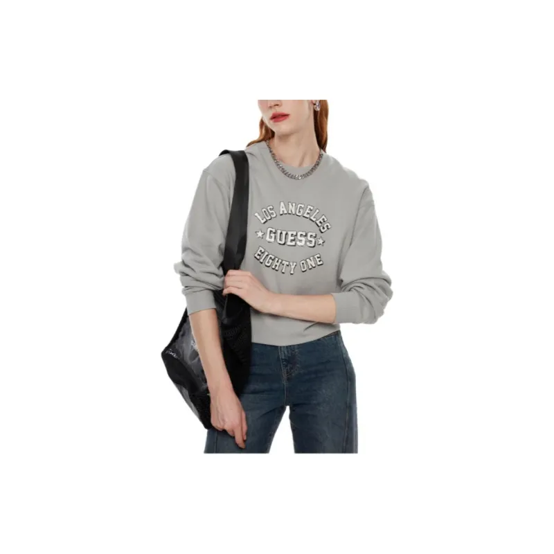 GUESS Sweatshirt Women's Blue Gray-1