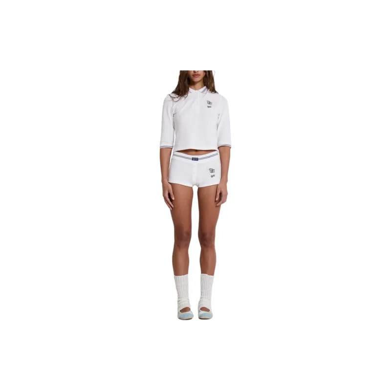 Jaded London JL Polo Shirt Polo Shirt Women's White-1