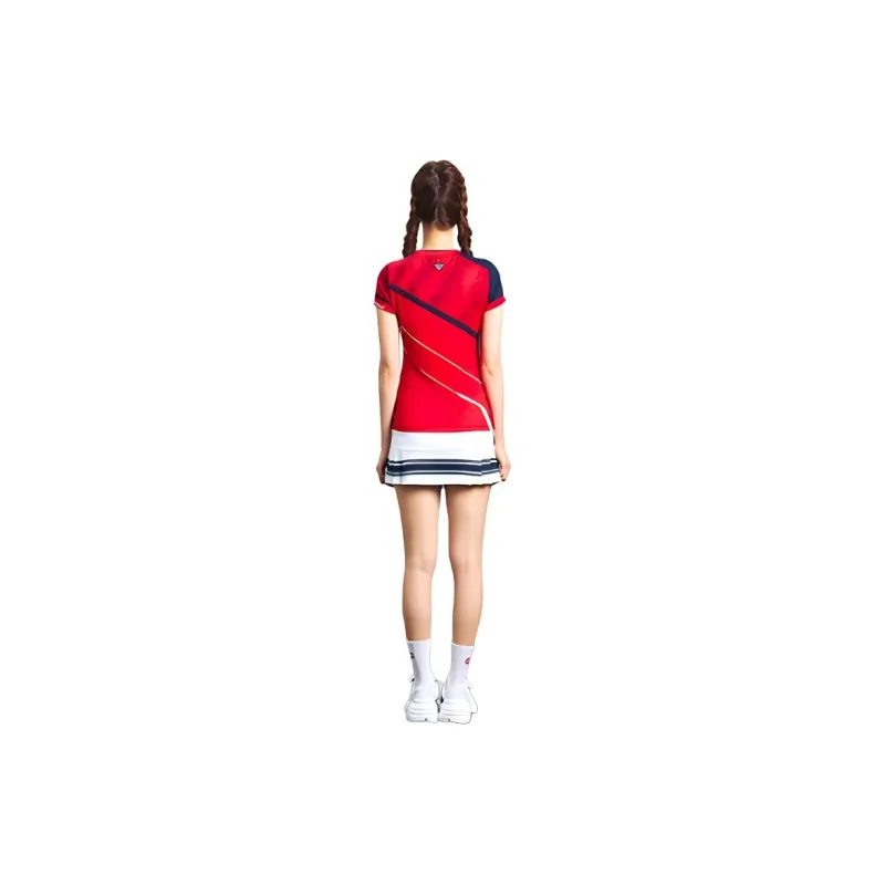 CORALIAN Badminton Clothing Women's Red-2