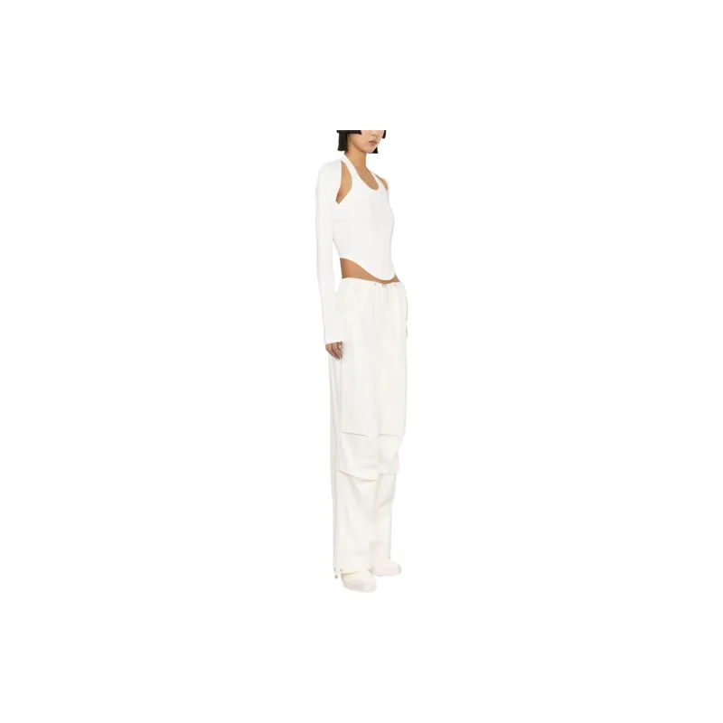 DION LEE Drawstring Parachute Trousers-2