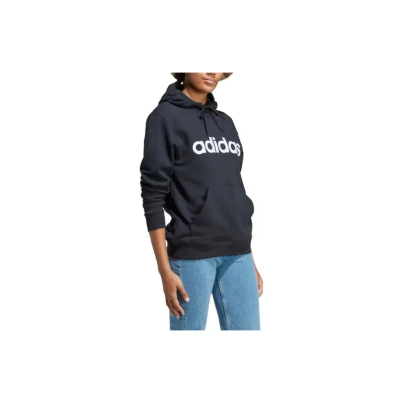 Adidas ESSENTIALSSportswear Linear Sweatshirt Women's Black-2