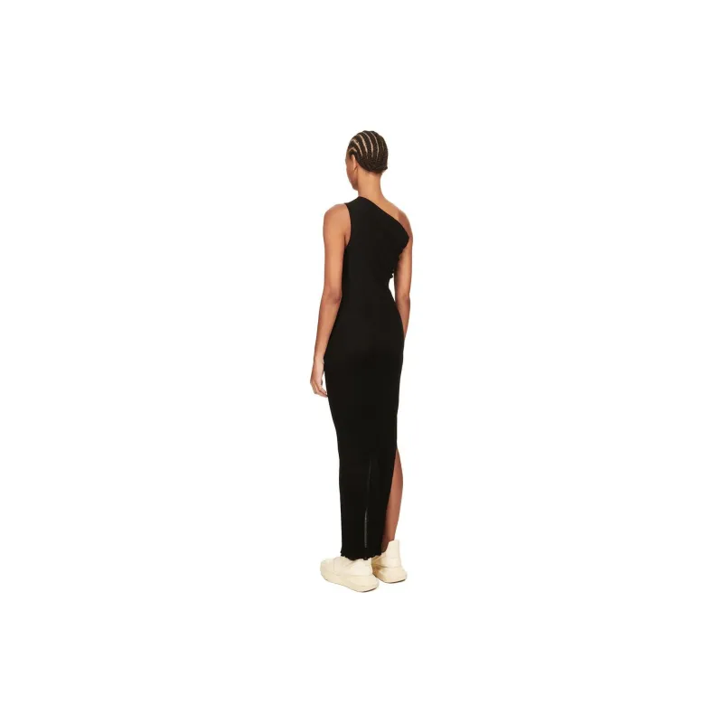 RICK OWENS Athena One Shoulder Knitted Dress-1