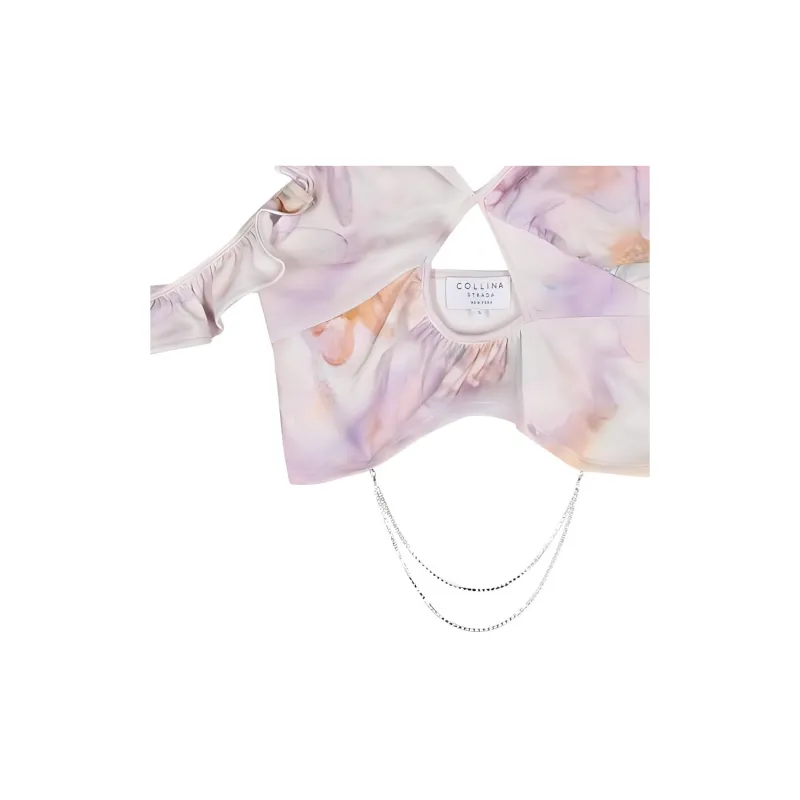 Collina Strade Graphic Print Vest-2