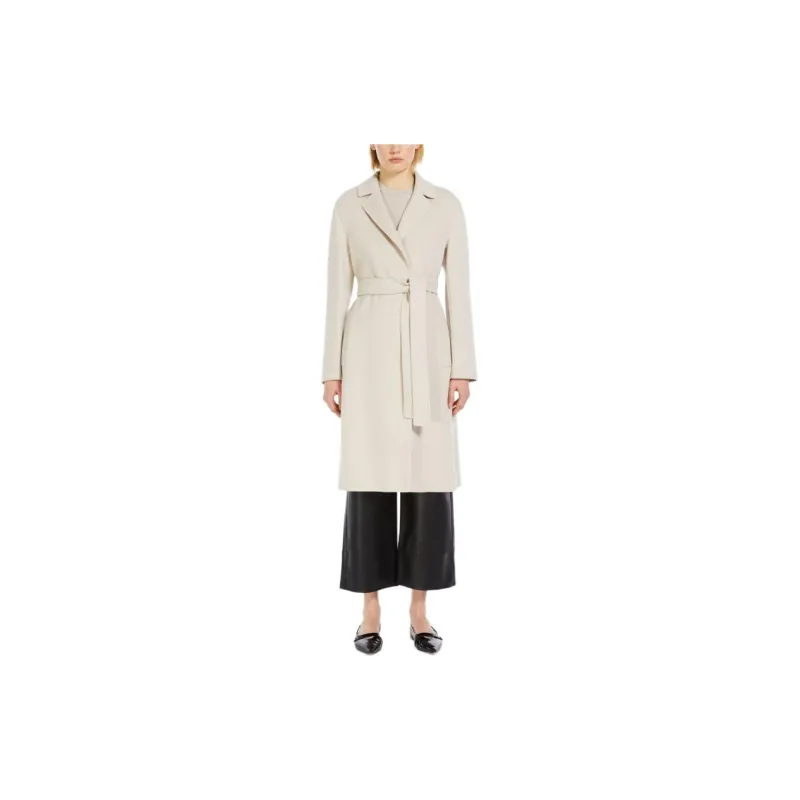'S MAX MARA Pauline Belted Long-Sleeved Coat-1
