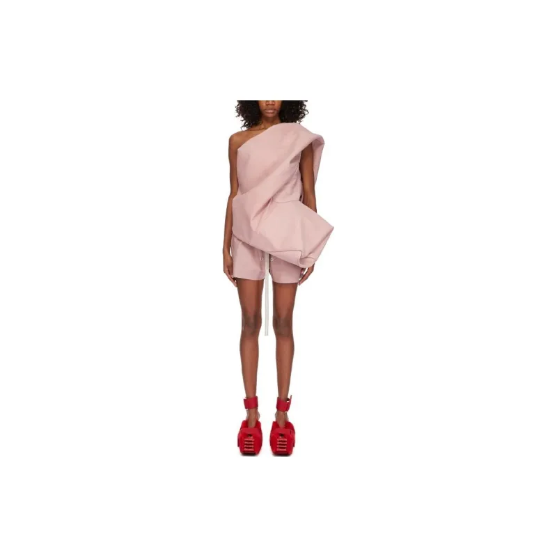 RICK OWENS Gabe Leather Shorts-2