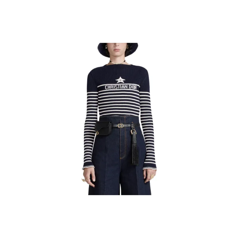 DIOR FW22 Knitwear Women's Marine Blue-2