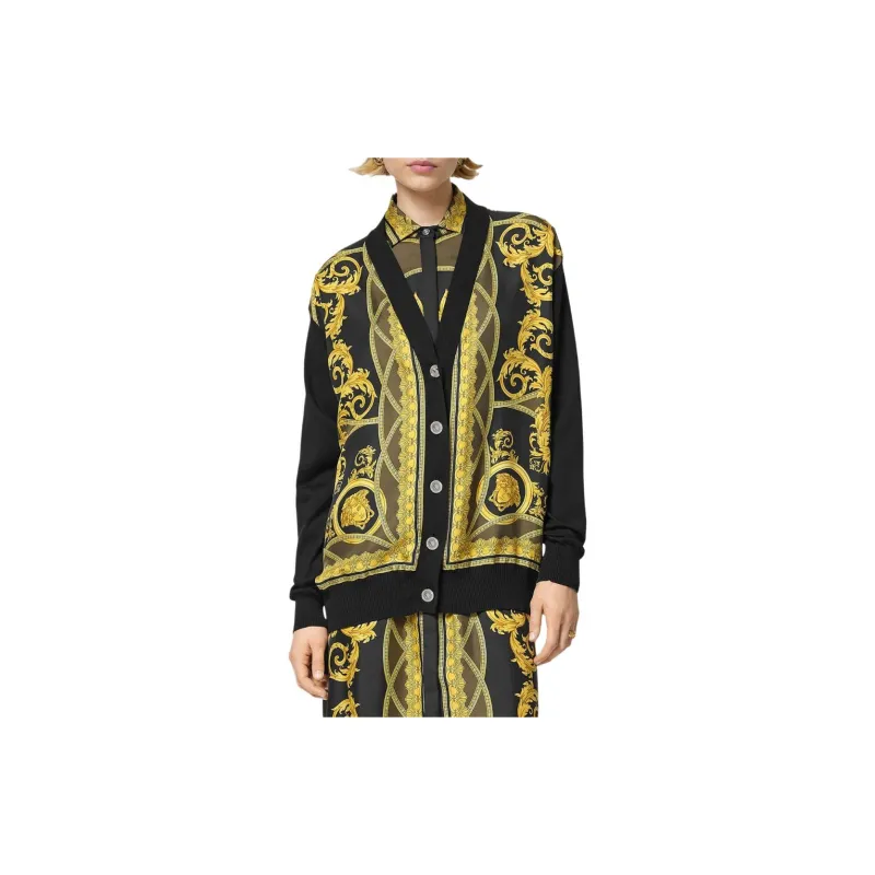 VERSACE La Coupe Des Dieux Button Up Cardigan-2