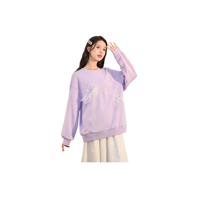 Tonlion Sweatshirt Women's Taro Purple-1