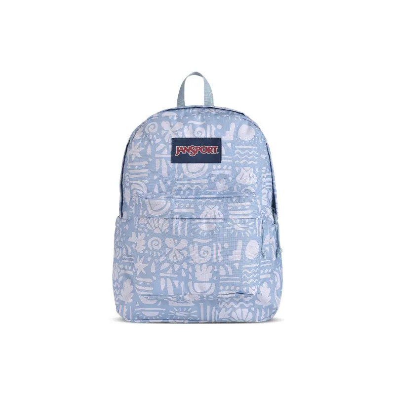 JanSport Fabric Backpack Unisex Blue Egypt Cultural Creativity-0