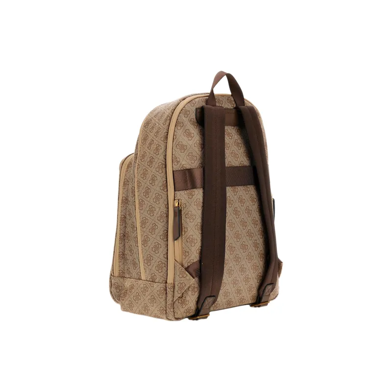 GUESS Polyurethane Backpack Men's Brown-1