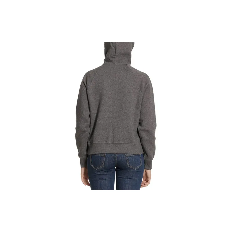 Burberry Zip Up Hooded Sweatshirt Grey Red-3