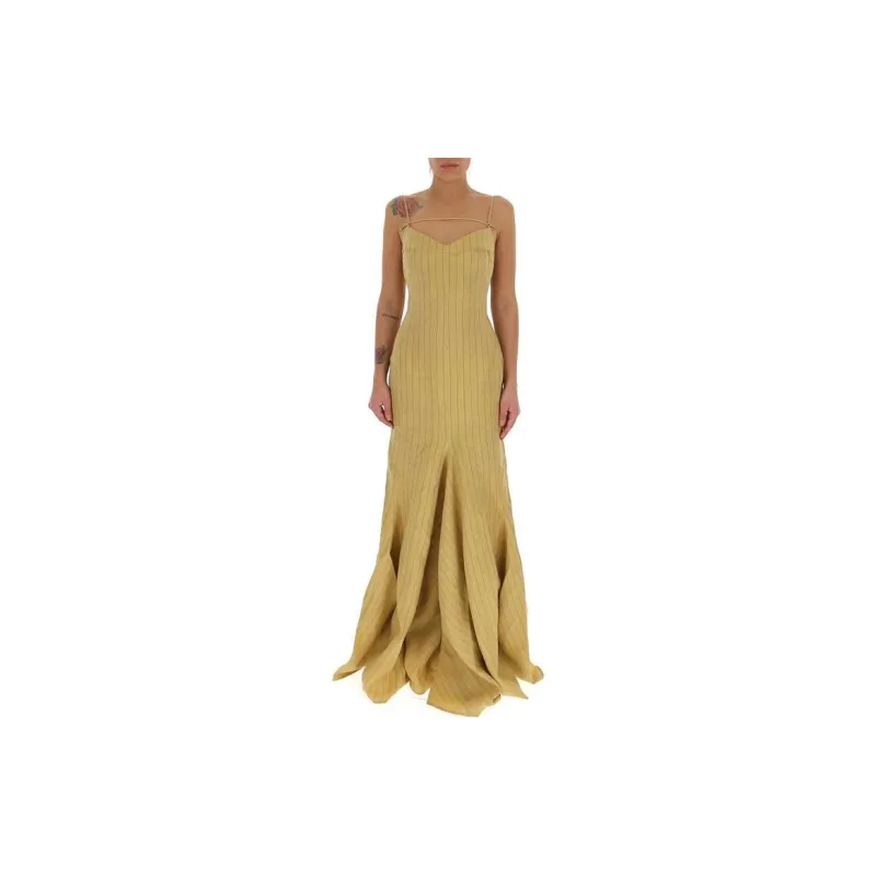 Jacquemus Slip Dresses Women's Yellow-1