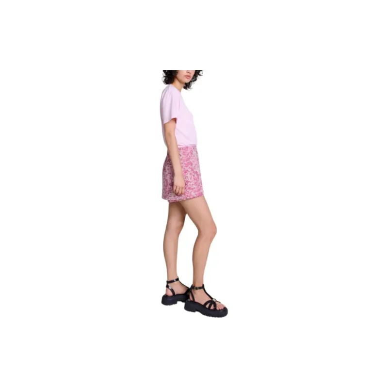 Maje T Shirts Women's Pink-3