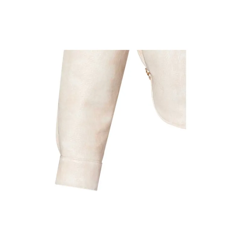LOUIS VUITTON Long-Sleeved Shagreen Effect Circle Top-3