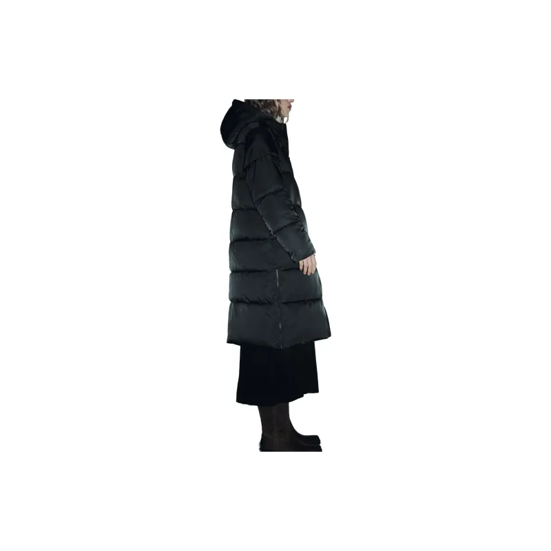 ZARA Puffer Jacket Women's Black-7