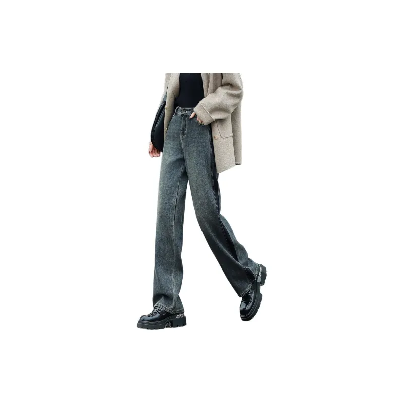 【dme】 Jeans Women's Dark Denim Blue-2
