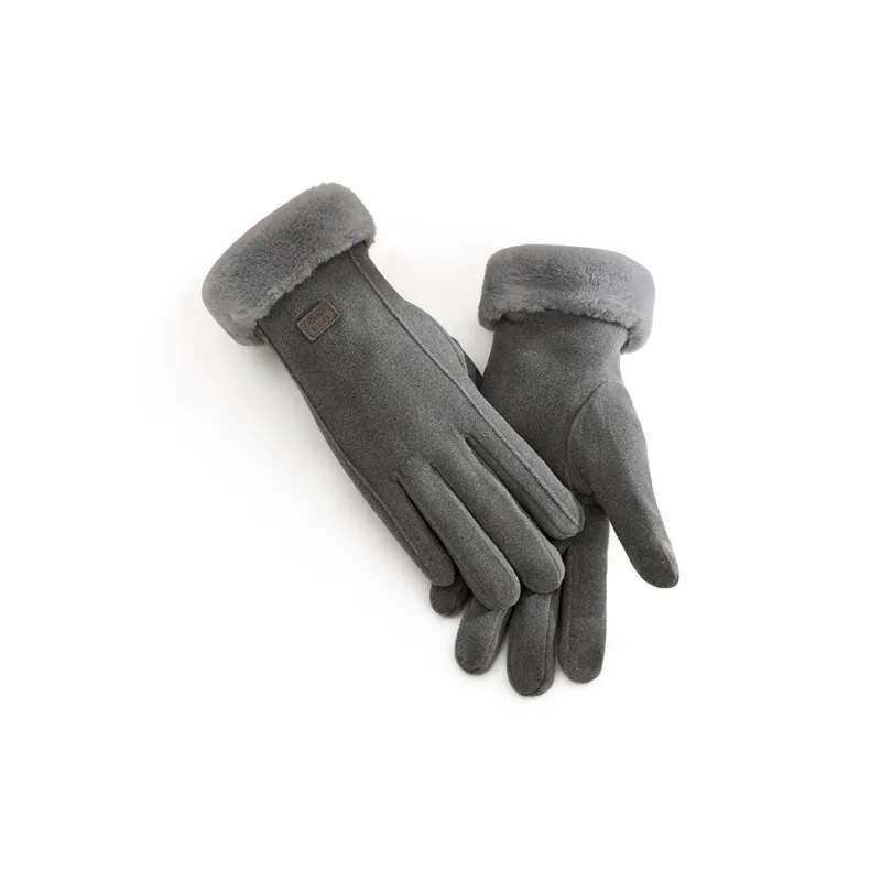 NANJIREN Thickened Warm Gloves Women's-2
