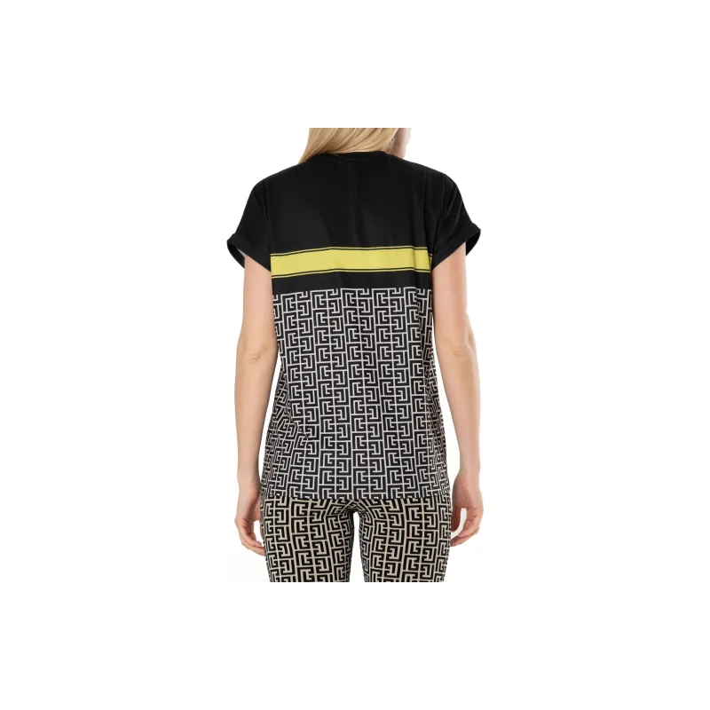 BALMAIN T-Shirts Women's Black-5