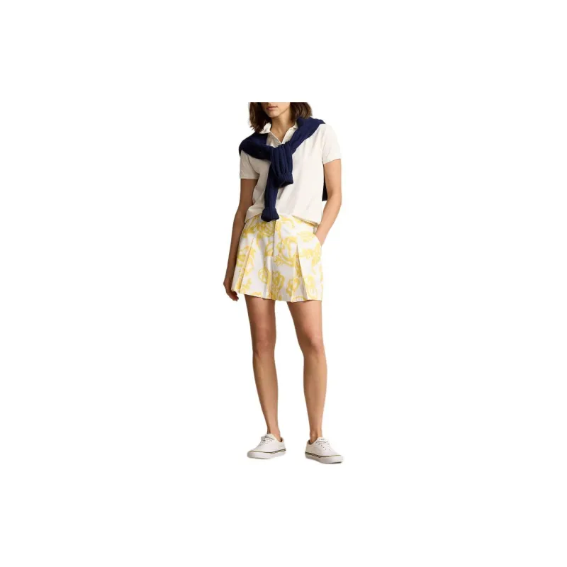 Polo Ralph Lauren SS24 Casual Shorts Women's Yellow-3