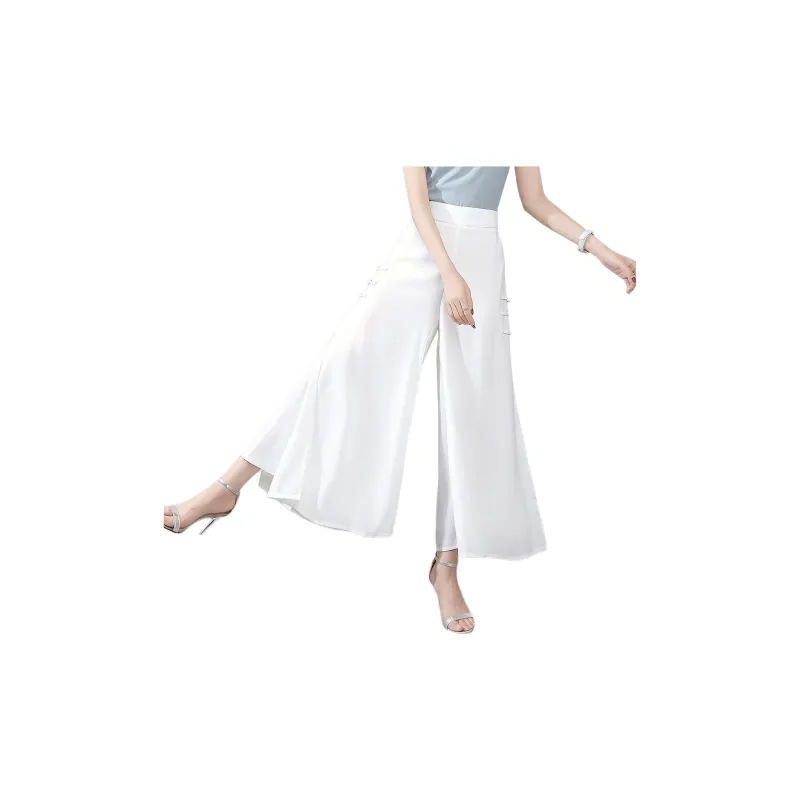 Mo Han Yi Mei Casual Pants Women's White-1