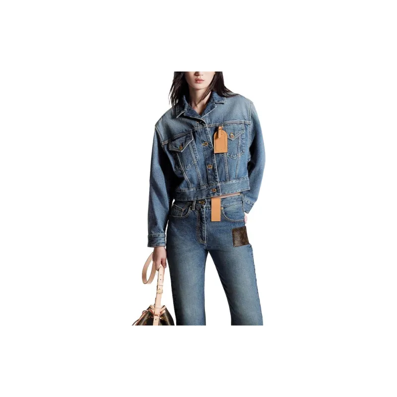 LOUIS VUITTON Stonewashed Trucker Jacket-3