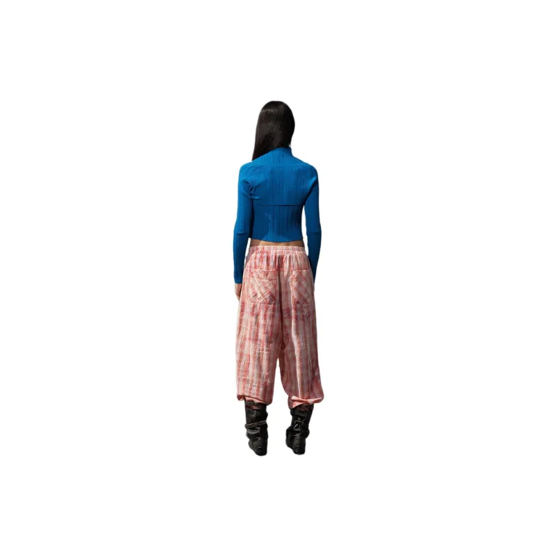 Open Yy PLEATED BOLERO CARDIGAN Knitwear Women's BIUE/Blue-3
