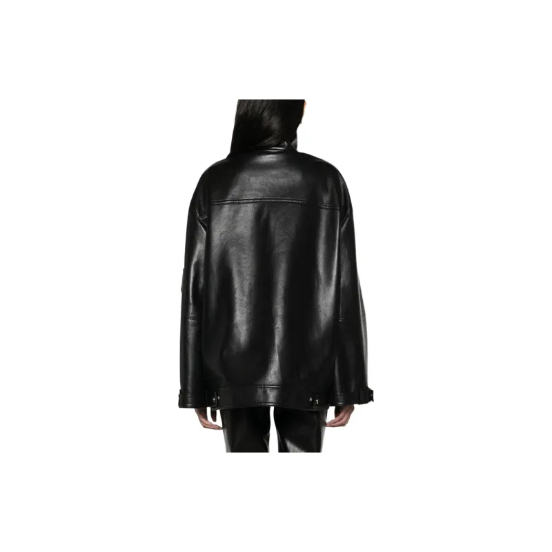 NANUSHKA Silva Panelled Faux-leather Jacket-2