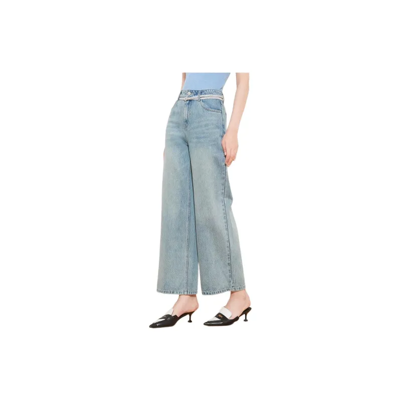 AIVEI Jeans Women's Denim Blue-2