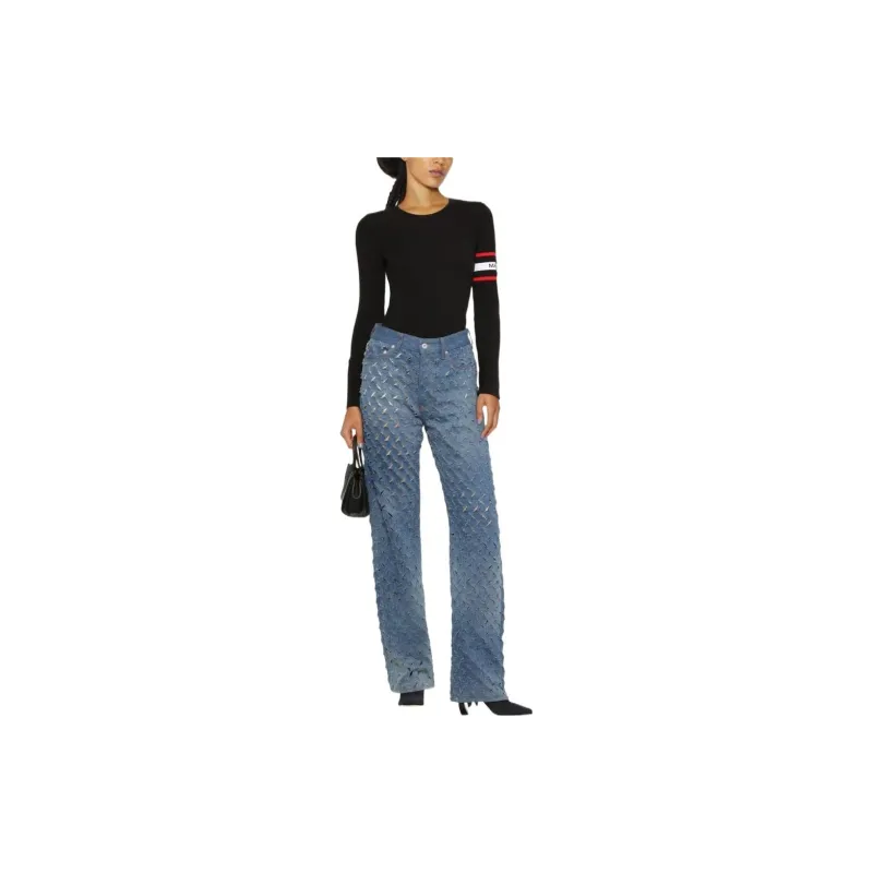 Marine Serre FW22 Sweater Women's Black-2