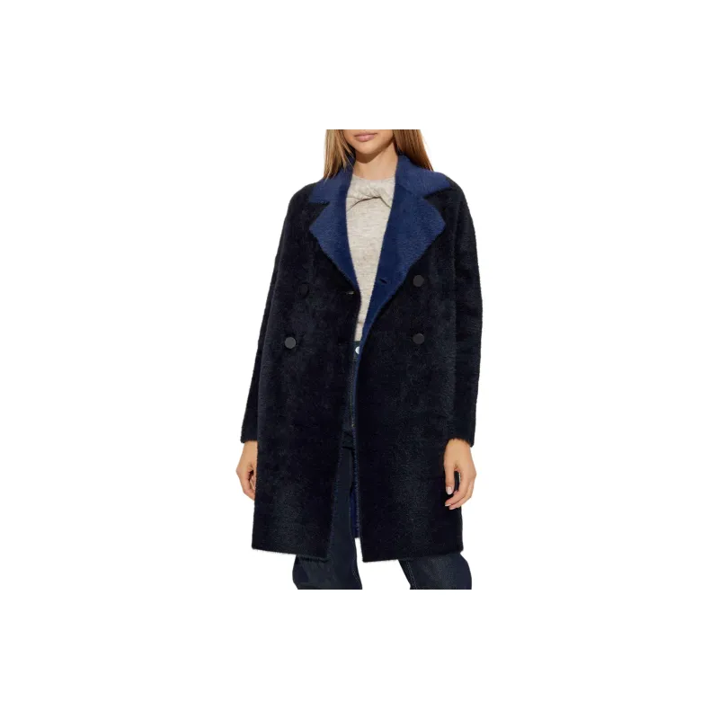 EMPORIO ARMANI Double Breasted Reversible Coat-3
