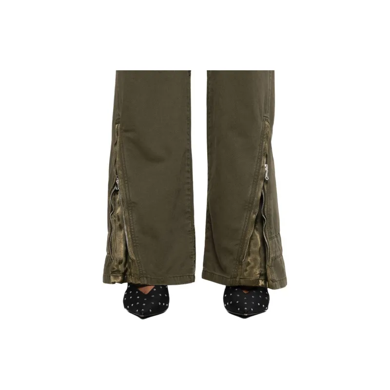 Blumarine Satin insert Cargo Trousers-5