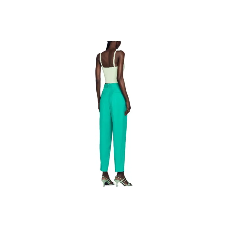 Sandro Casual Pants Women's Green-3