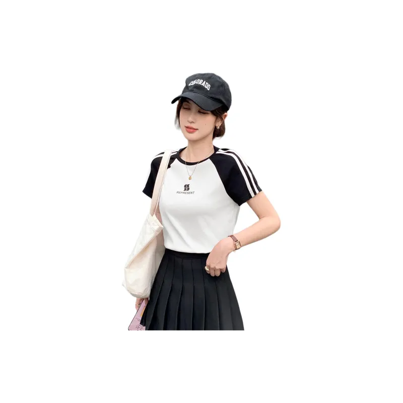 Tonlion T Shirt Women's Raw White-2