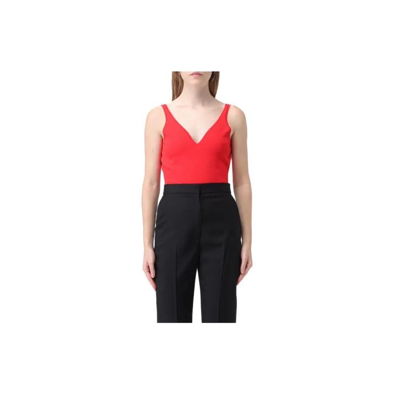 Alexander McQueen V neck Bodysuit-1