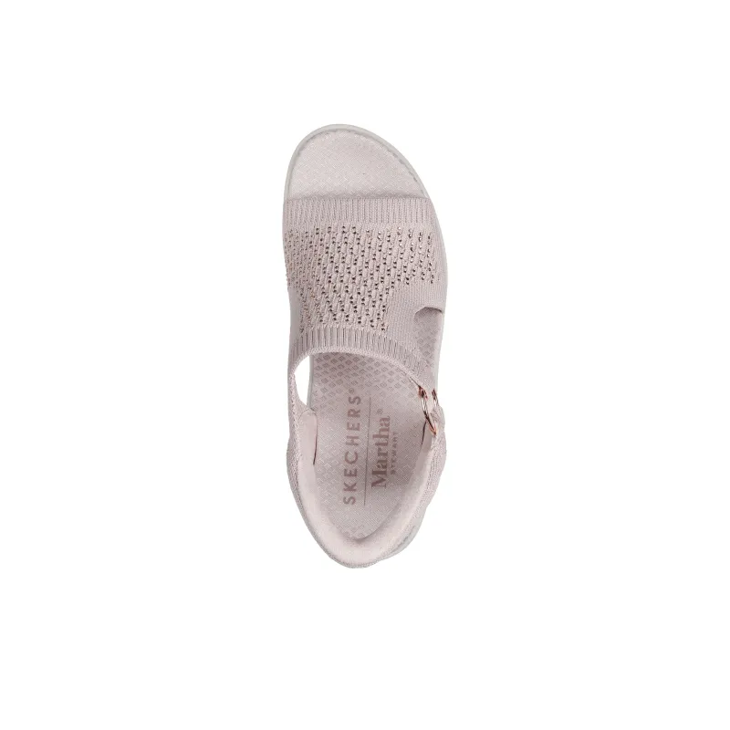Martha Stewart x Skechers Slip Ins Beach Sandals Women's Light Pink-3