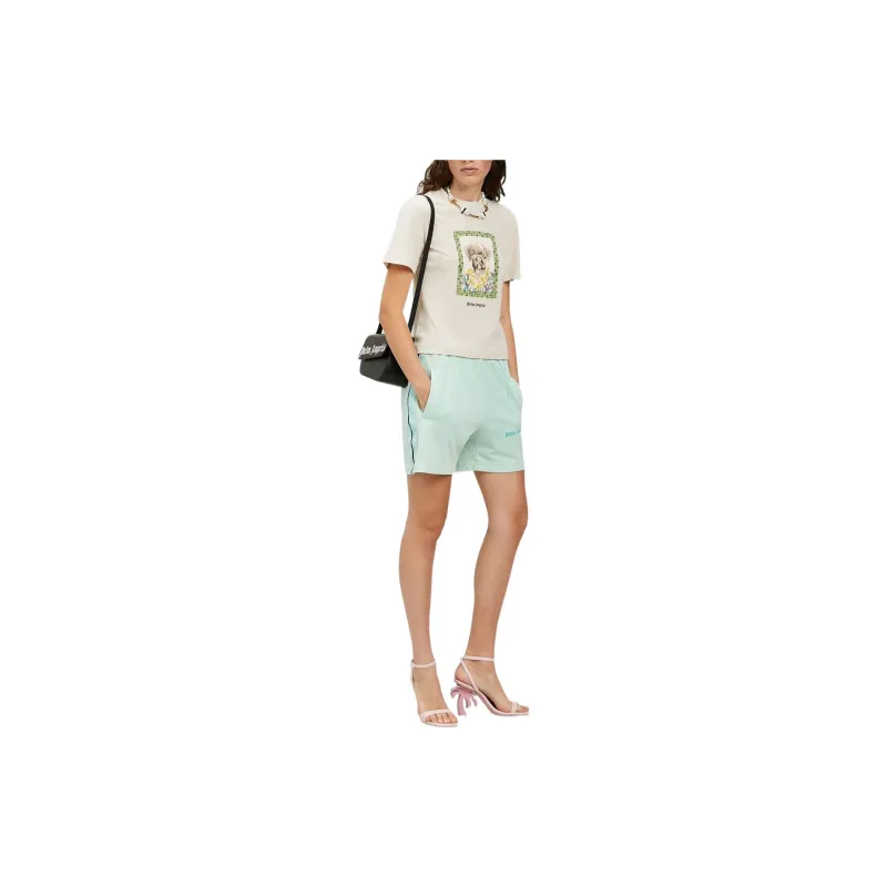 PALM ANGELS Gd Track Shorts 'Mint'-1