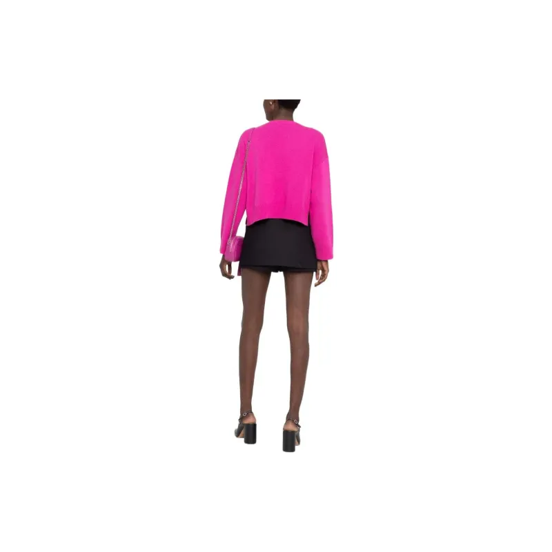 Valentino Crop Tops Women's Fuchsia-2